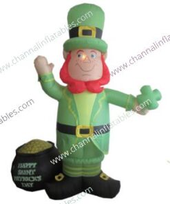 inflatable Leprechaun with clover