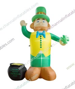 inflatable Leprechaun with clover