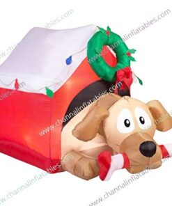 inflatable Christmas dog house