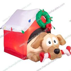 inflatable Christmas dog house