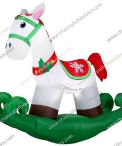 inflatable rocking horse