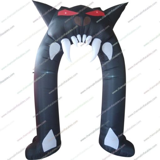 inflatable cat teeth arch