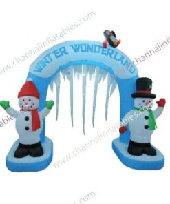 inflatable winter wonderland arch