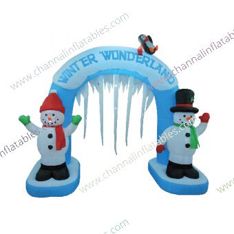 inflatable winter wonderland arch