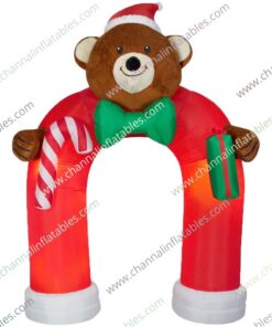 inflatable Christmas bear arch