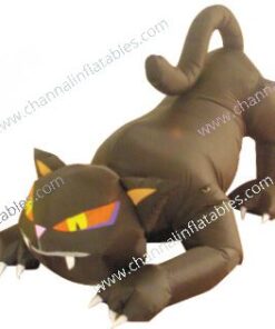 inflatable brown cat