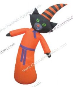inflatable black cat sorcerer