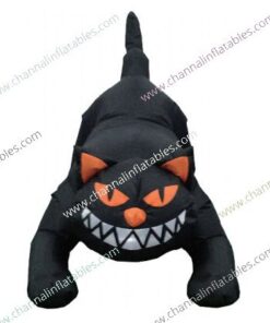 inflatable black cat