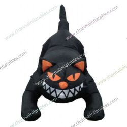 inflatable black cat