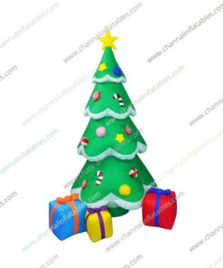 inflatable Christmas tree with gifts