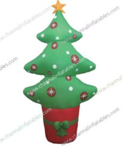 inflatable Christmas tree pot