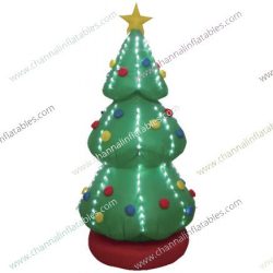 Inflatable Christmas Tree on Pedestal
