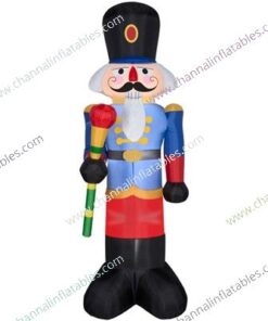 inflatable nutcracker with scepter