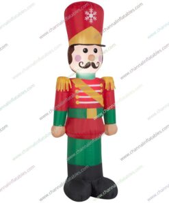 red inflatable nutcracker toy soldier