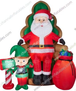 Inflatable Sit on Santa's Lap