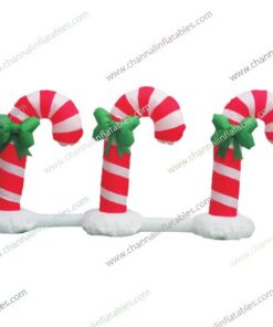 inflatable candy cane trio