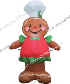 inflatable gingerbread girl chief