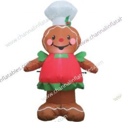 inflatable gingerbread girl chief