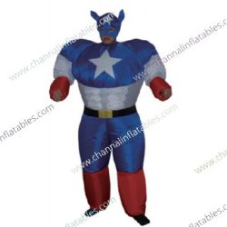 inflatable captain America costume