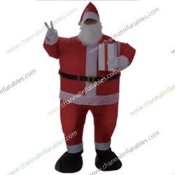 inflatable santa claus costume