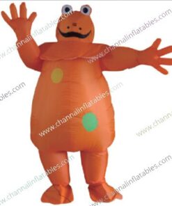 inflatable orange frog costume