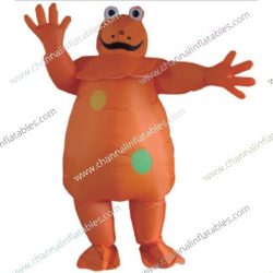 inflatable orange frog costume