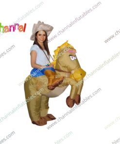 inflatable horse riding costume