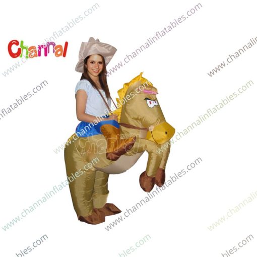 inflatable horse riding costume