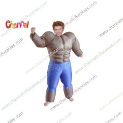 inflatable muscle costume