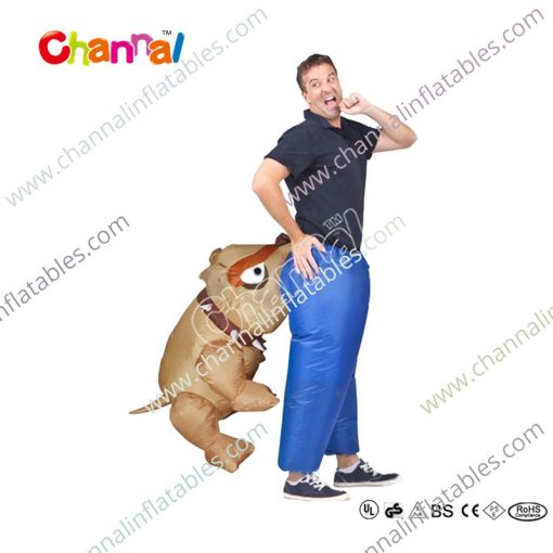 inflatable dog bite costume