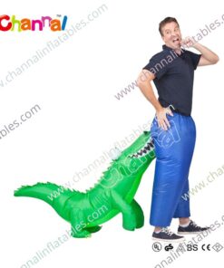 inflatable crocodile bite costume