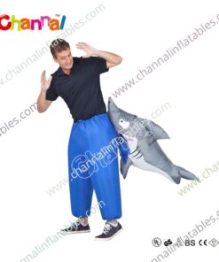 inflatable shark bite costume