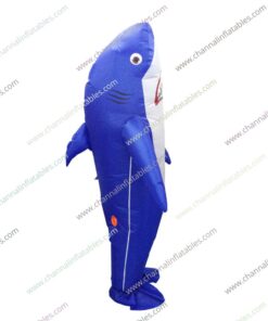 inflatable walking shark costume