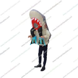inflatable shark attack costume