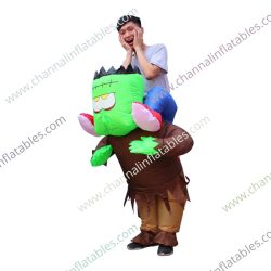 inflatable monster riding costume