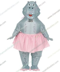 inflatable female hippo costume
