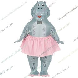 inflatable female hippo costume