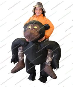inflatable monkey riding costume