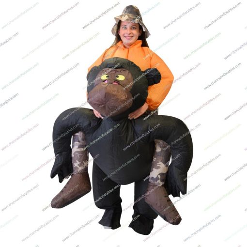 inflatable monkey riding costume