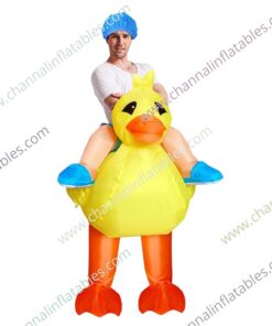 inflatable duck riding costume