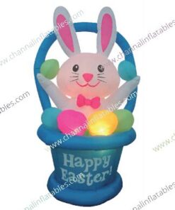 inflatable easter bunny in a easter bunny