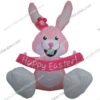 pink inflatable easter bunny