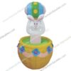 inflatable bunny holding easter egg