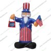 inflatable Uncle Sam with American flag