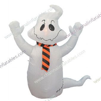 inflatable ghost with scarf