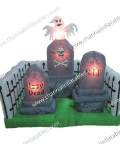 inflatable graveyard ghost