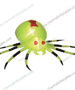 yellow inflatable spider