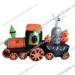 inflatable headstone train