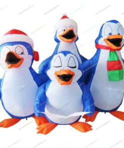 inflatable penguin singing Christmas carols