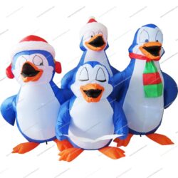 inflatable penguin singing Christmas carols